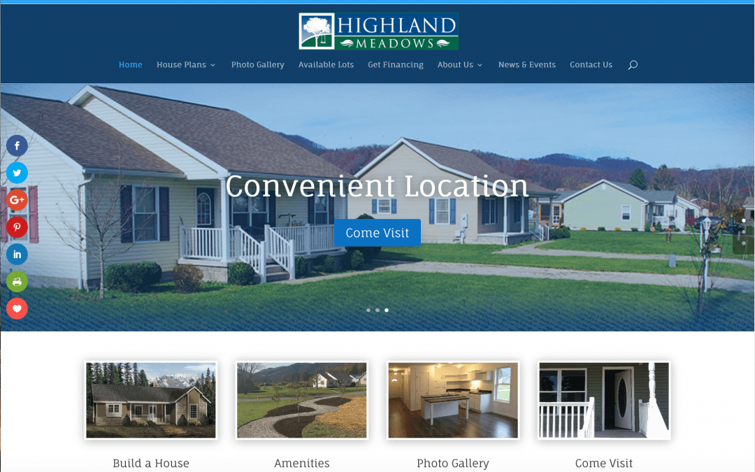 New Work! HighlandMeadowsWV.com